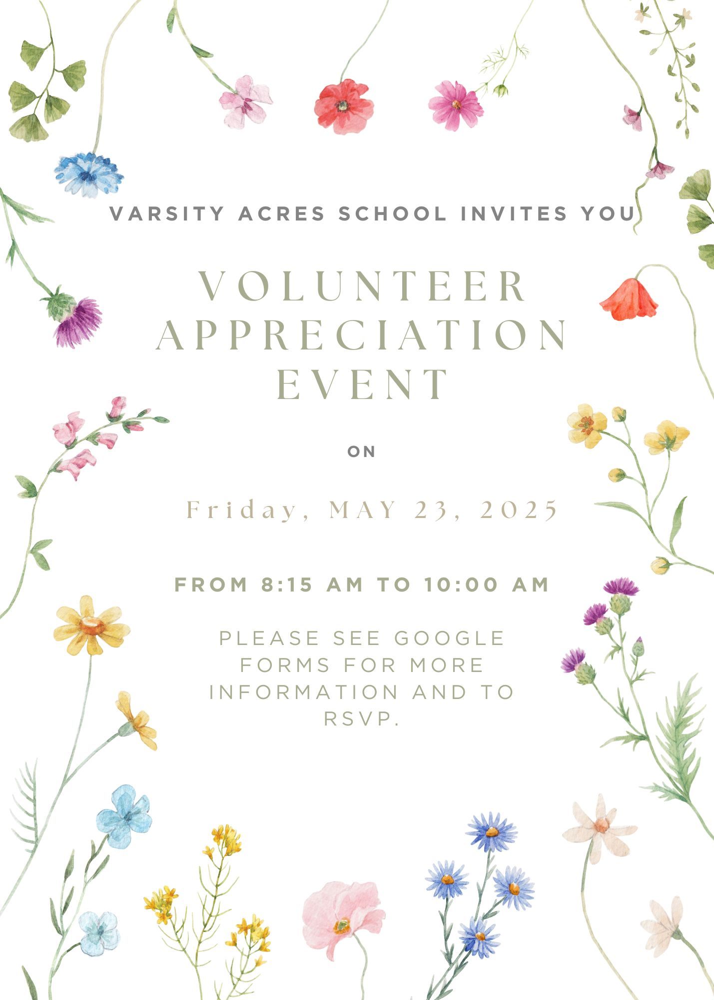 Volunteer Appreciation Event